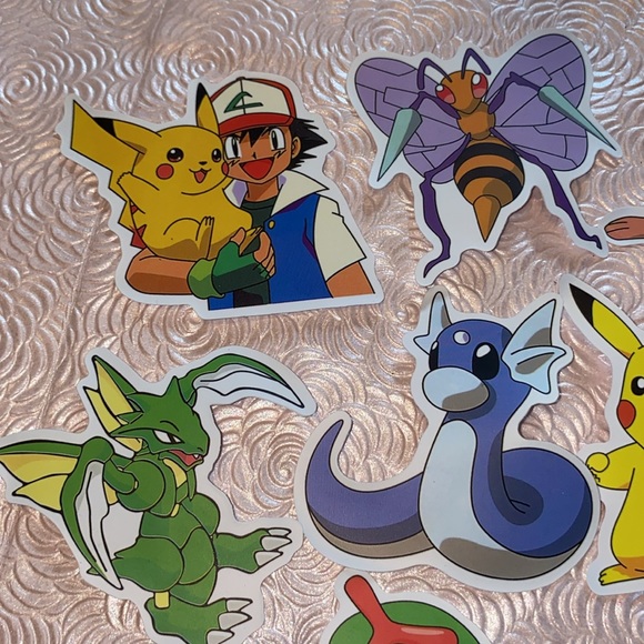 10 Pokémon Vinyl Stickers - Picture 4 of 6